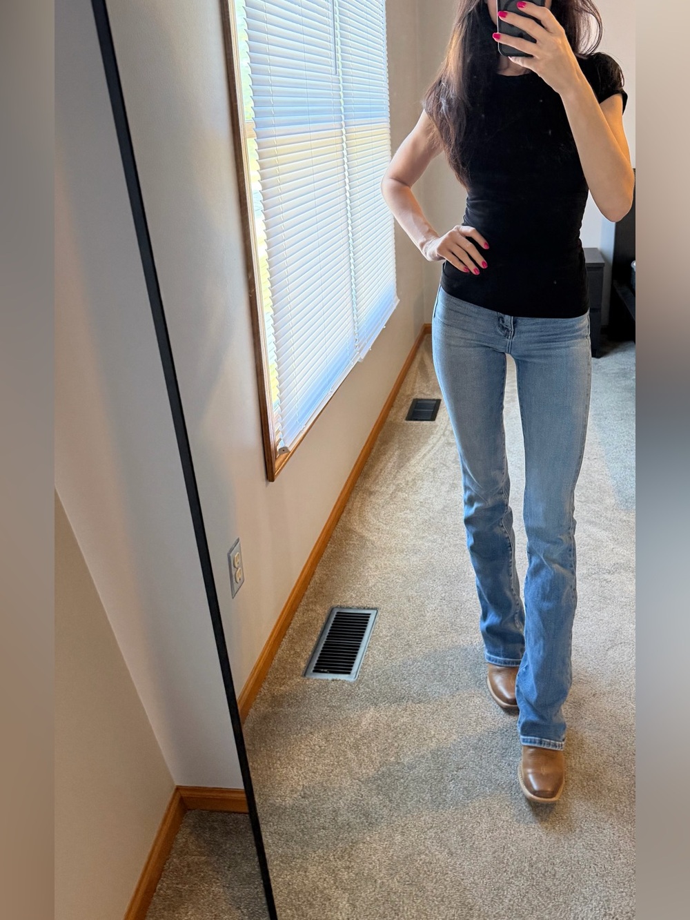 BKE Billie 24 Women's Light Blue Flare Jeans